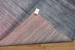 5x8 Blue, Plum, Color Hand Loomed Tibetan Wool Modern & Contemporary Oriental Rug