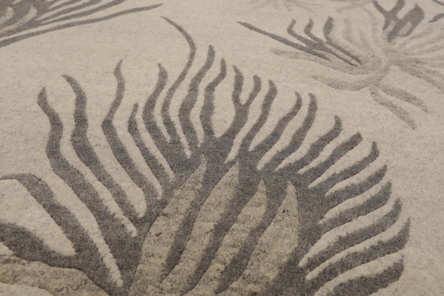 8x10 Oatmeal, Gray, Color Hand Knotted Floral 100% Wool Transitional Oriental Rug