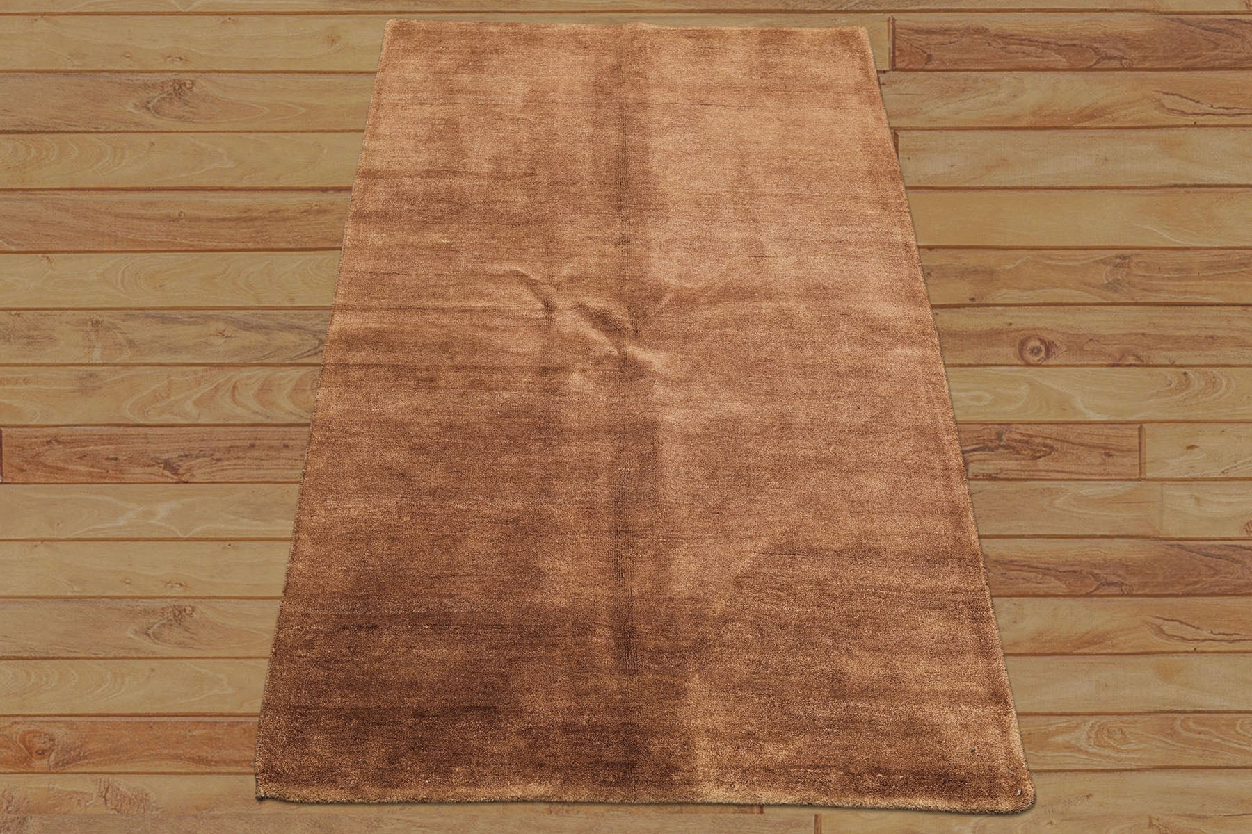 5x8 Mocha, , Color Hand Loomed  Wool Modern & Contemporary Oriental Rug