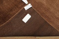 5x8 Mocha, , Color Hand Loomed  Wool Modern & Contemporary Oriental Rug