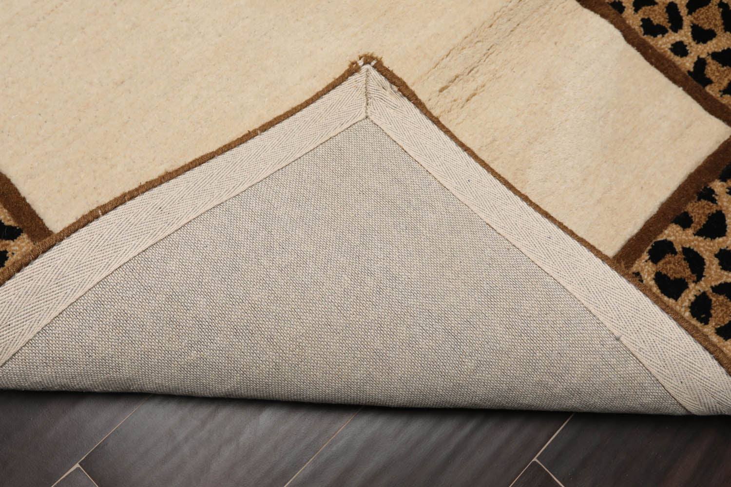 3x5 Ivory, Brown, Tan Color Hand Tufted Persian Oriental Area Rug 100% Wool Traditional Oriental Rug