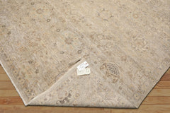 8x10 Beige, Gray, Taupe Color Hand Knotted  Wool Transitional Oriental Rug