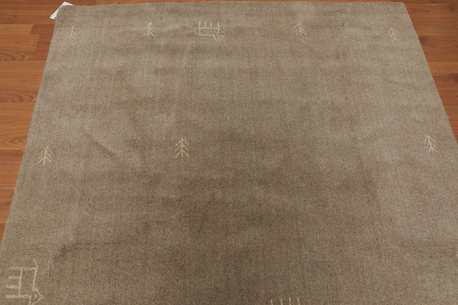 5x7 Beige, Ivory, Tone Color Hand Knotted All-Over 100% Wool Traditional-Persian/Oriental Oriental Rug