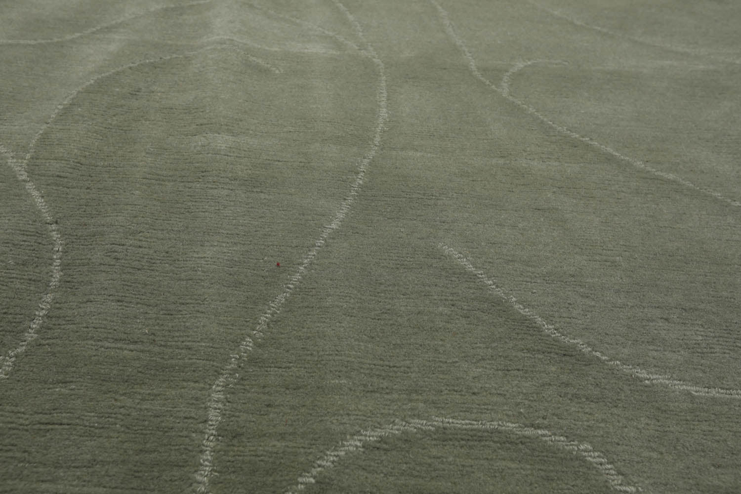 8x10 Tone On Tone, Mint, Color Hand Knotted All-Over 100% Wool Modern Oriental Rug