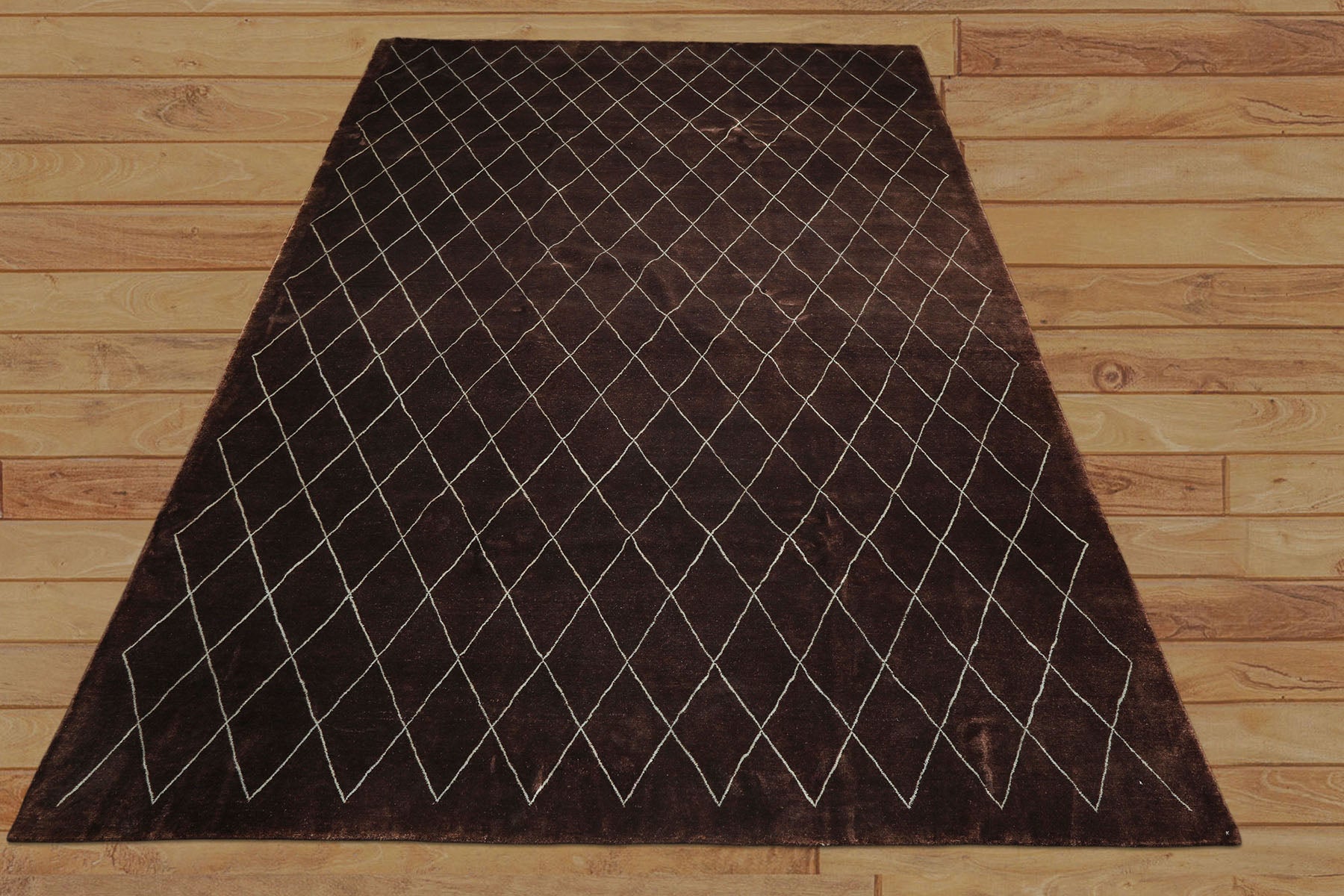 10x14 Brown, Aqua, Color Hand Knotted Tibetan Wool Southwestern Oriental Rug