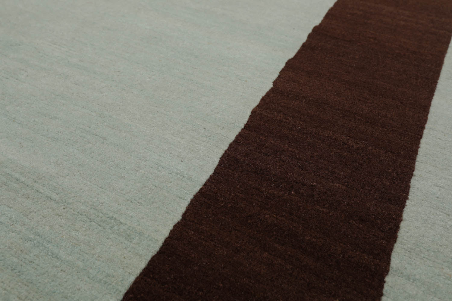 8x10 Aqua, Brown, Color Hand Knotted Geometric 100% Wool Modern Oriental Rug