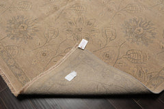 8x10 Gray, Beige, Color Hand Knotted All-Over 100% Wool Transitional Oriental Rug