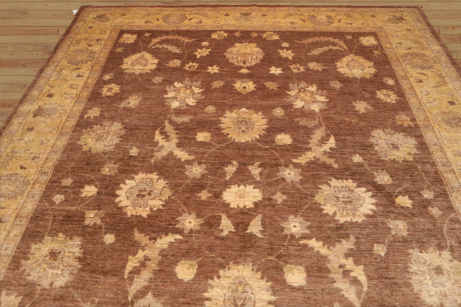 8x10 Brown, Beige, Grey Color Hand Knotted Floral 100% Wool Traditional-Persian/Oriental Oriental Rug
