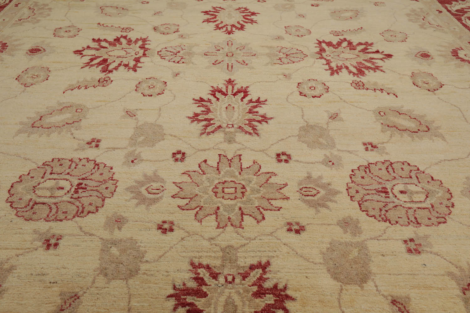 9x12 Camel, Rust, Tan Color Hand Knotted All-Over 100% Wool Traditional Oriental Rug