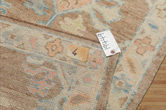 3x5 Ivory, Blush, Blue Color Hand Knotted Turkish Wool Arts & Crafts/Mission Oriental Rug