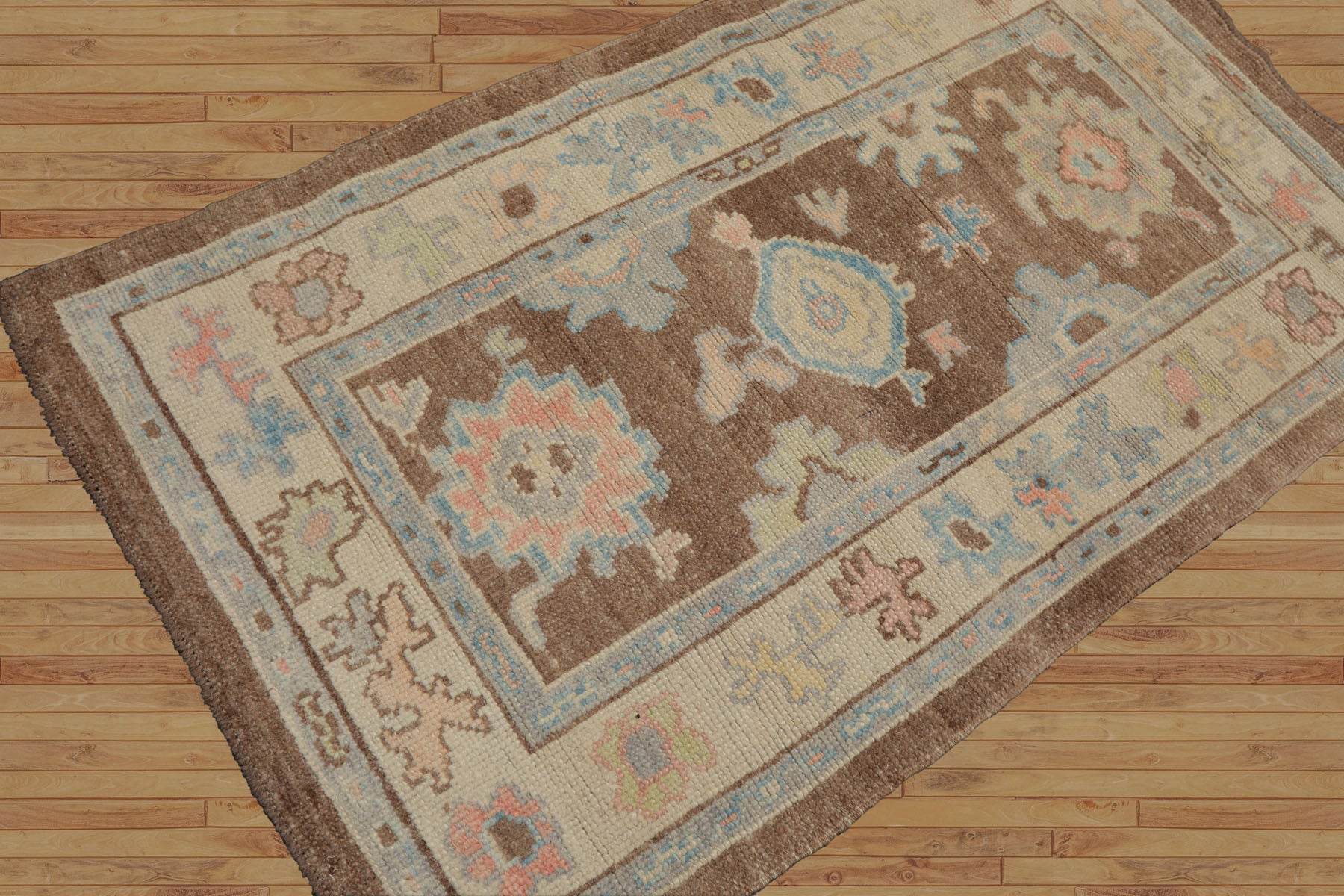 3x5 Camel, Beige, Brown Color Hand Knotted Turkish Wool Arts & Crafts/Mission Oriental Rug