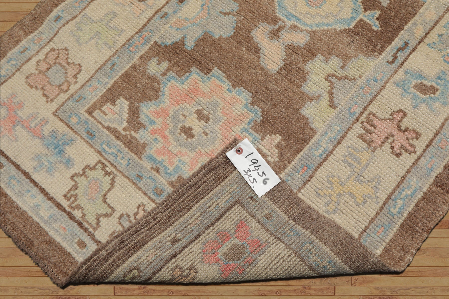 3x5 Camel, Beige, Brown Color Hand Knotted Turkish Wool Arts & Crafts/Mission Oriental Rug
