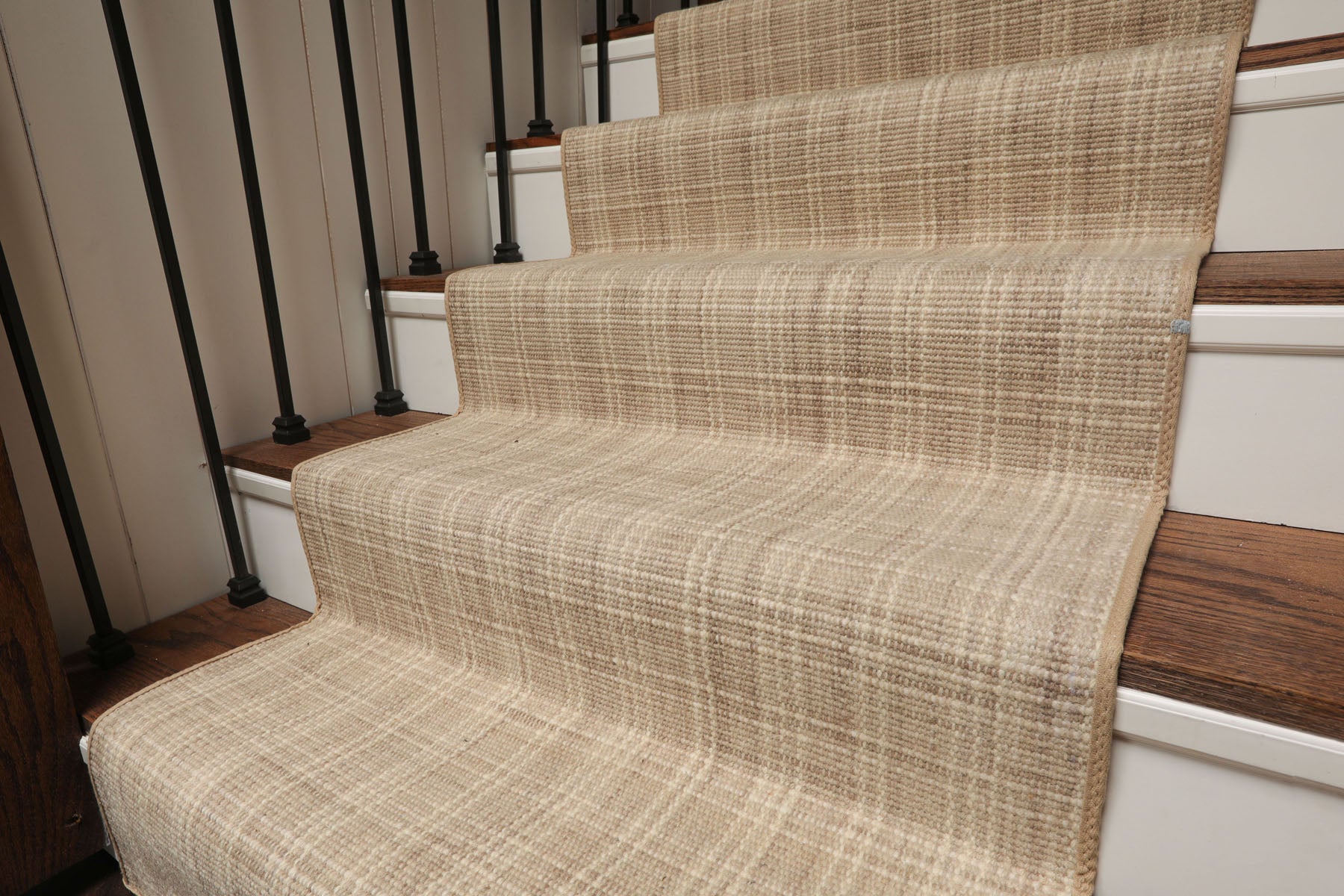 Handmade Wool Hallway Runner Rug – Custom Length Stair Rug, 31-Inch Wide, Up to 40 Feet Long