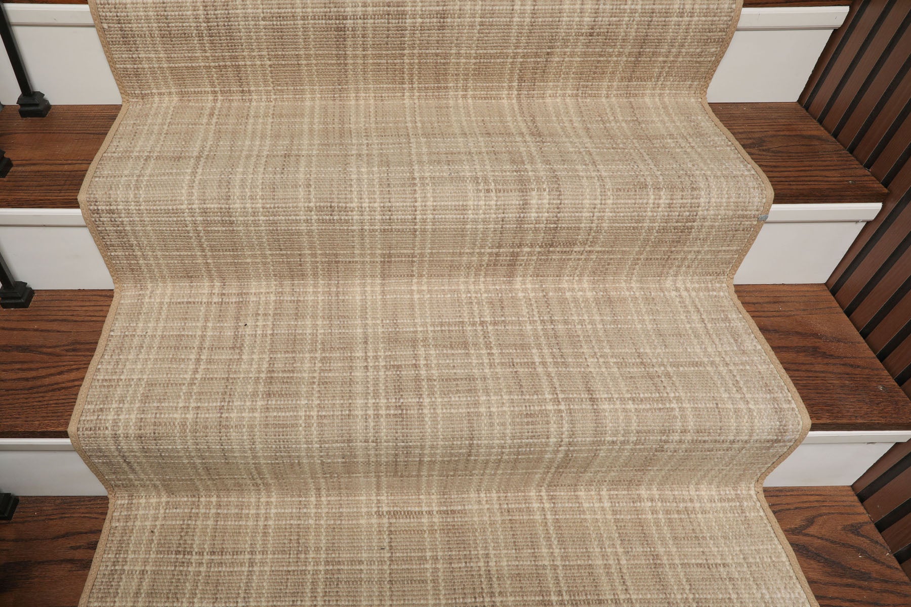 Handmade Wool Hallway Runner Rug – Custom Length Stair Rug, 31-Inch Wide, Up to 40 Feet Long