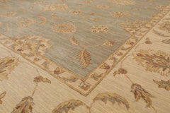 8x10 Gray, Beige, Brown Color Hand Knotted All-Over 100% Wool Traditional Oriental Rug