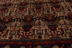3x5 Beige, Brown, Turquoise Color Hand Knotted All-Over 100% Wool Traditional Oriental Rug