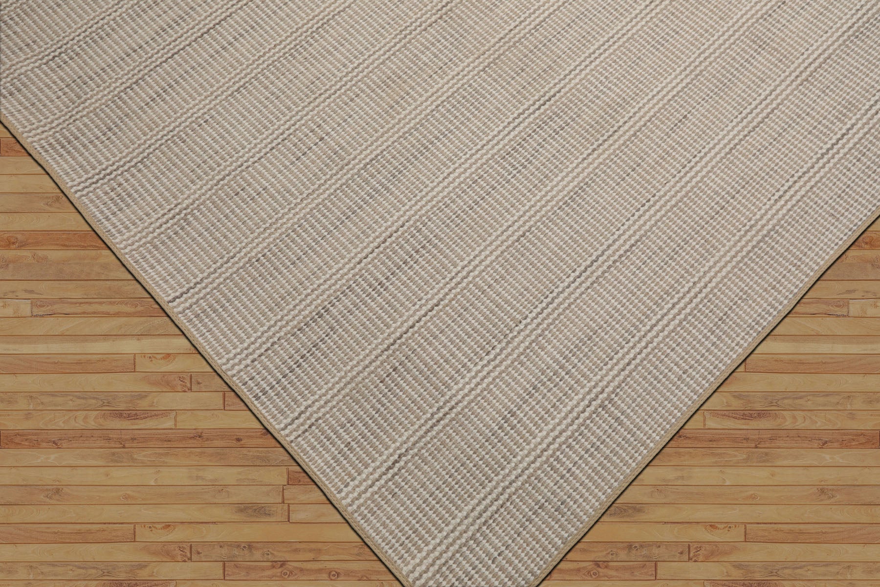 Multi Size Taupe Beige Gray Color Hand Woven Flatweave Wool Modern Oriental Rug