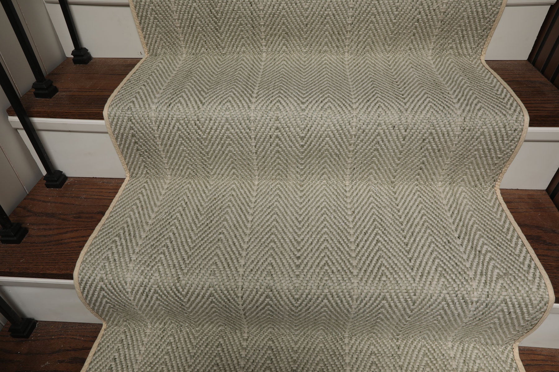 Handmade Wool Hallway Runner Rug – Custom Length Stair Rug, 31-Inch Wide, Up to 40 Feet Long