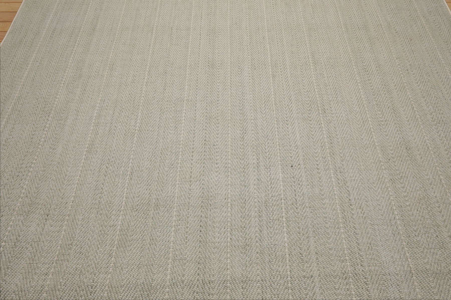 Multi Size Sage Ivory Color Hand Loomed Flatweave Wool Modern Oriental Rug