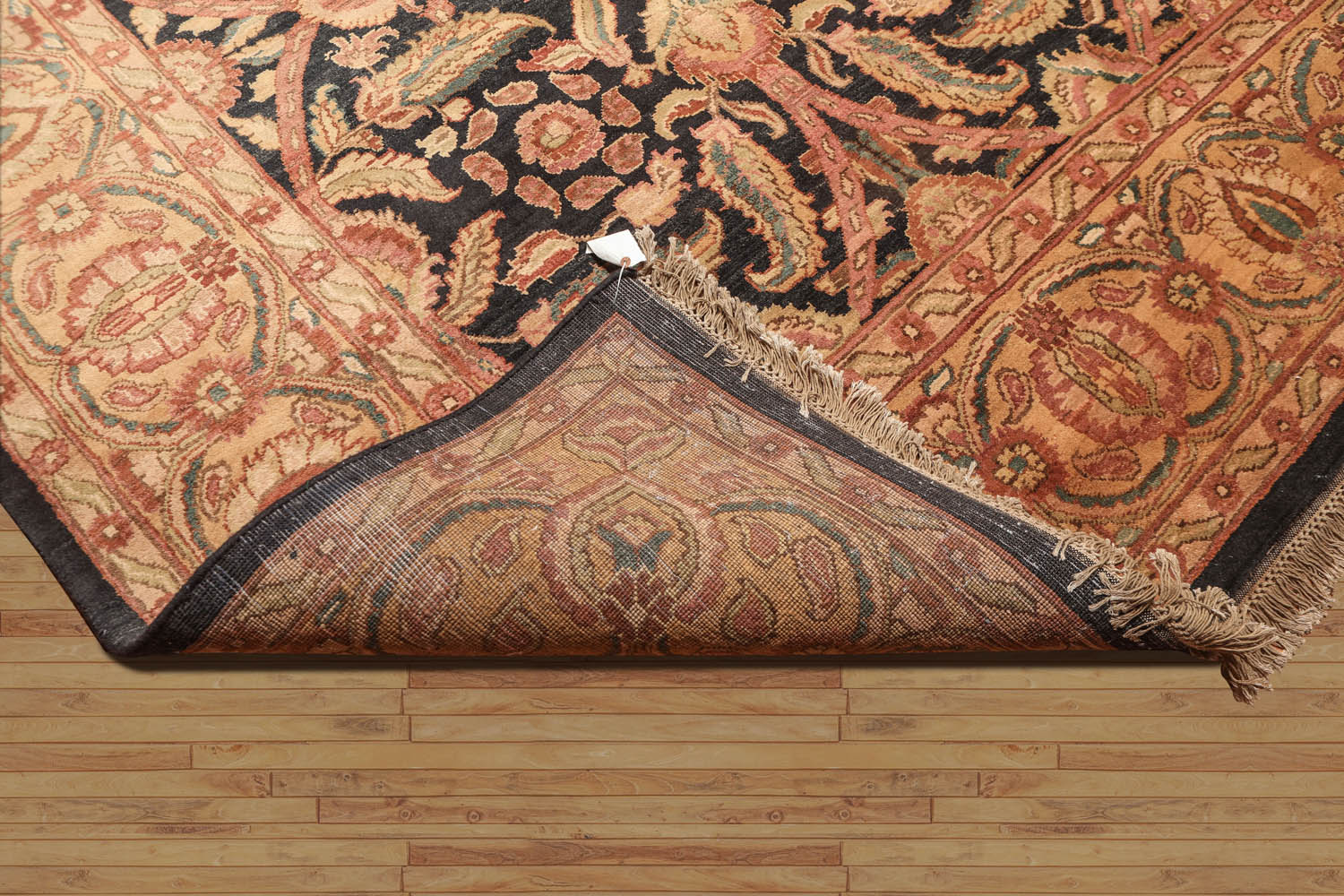 9x12 Gold, Gold, Aqua Color Hand Knotted Floral 100% Wool Traditional-Persian/Oriental Oriental Rug