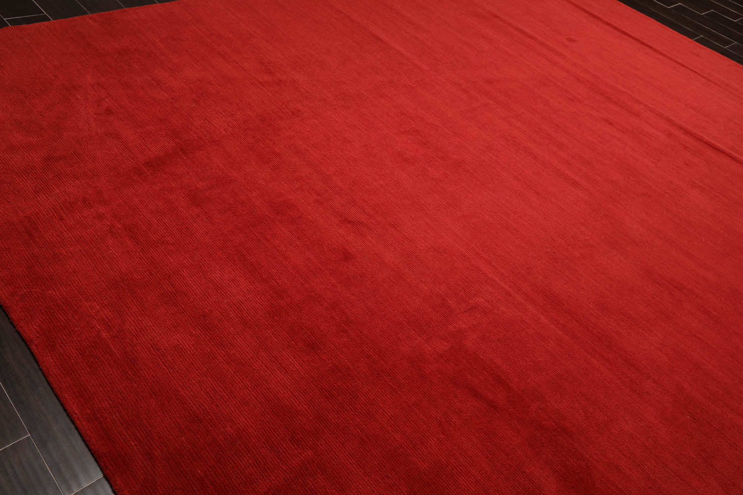 9x12 Red, , Color Hand Knotted All-Over 100% Wool Modern Oriental Rug