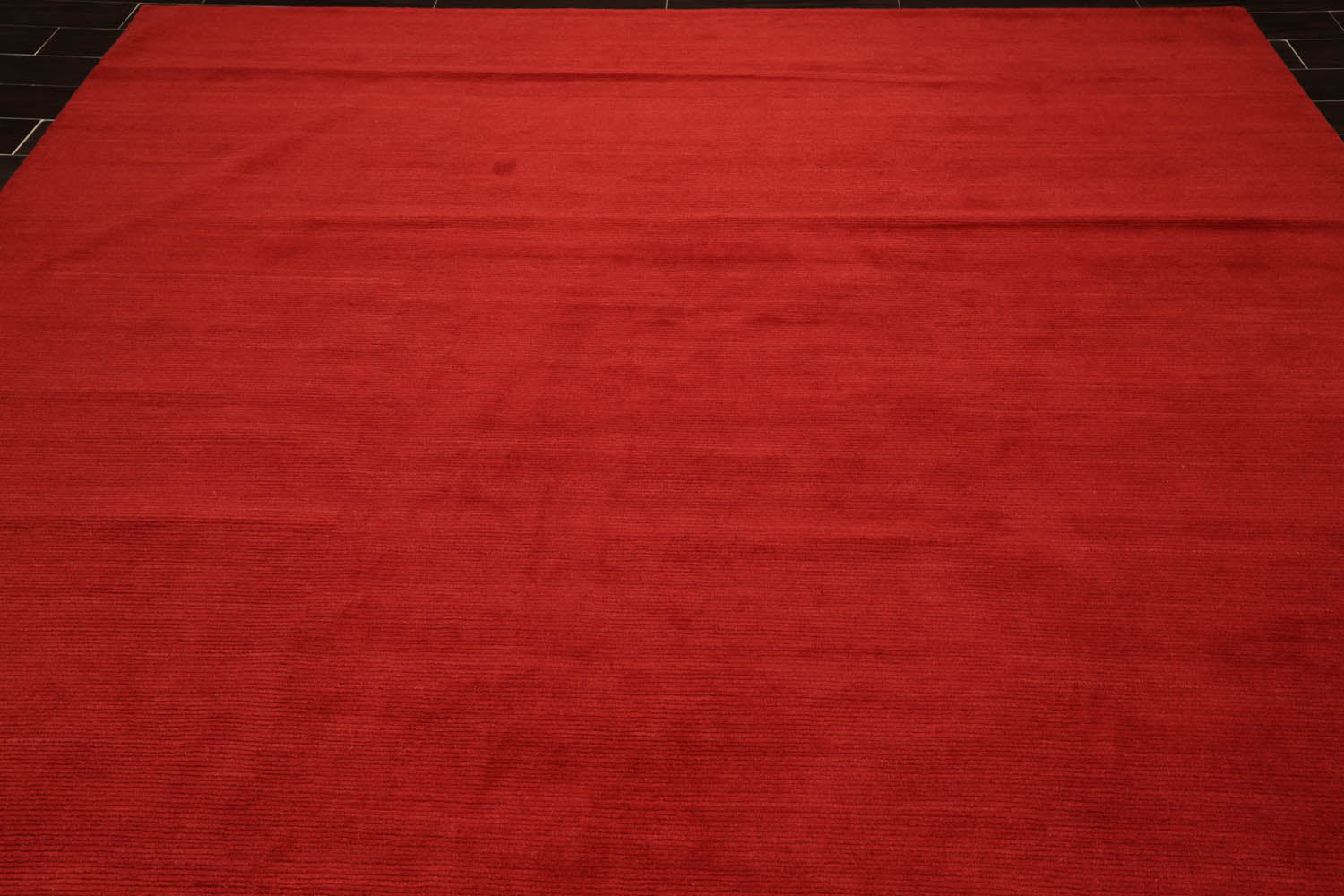 9x12 Red, , Color Hand Knotted All-Over 100% Wool Modern Oriental Rug