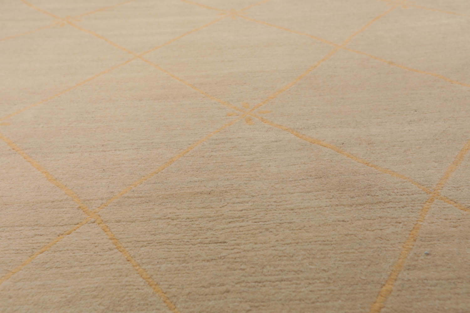 4x6 Beige, Tan, Color Hand Knotted All-Over 100% Wool Modern Oriental Rug