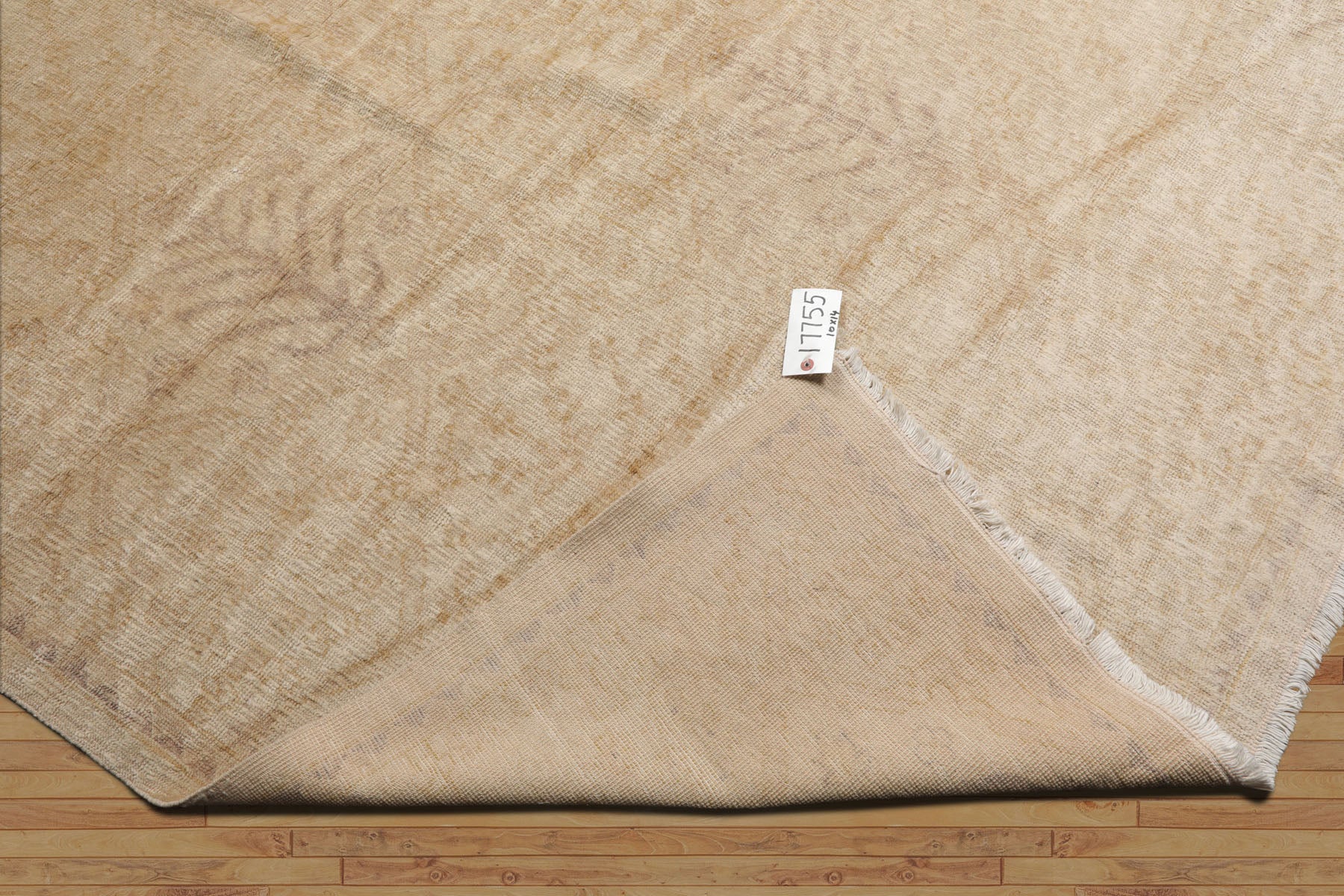 10x14 Beige, Light Gold, Gray Color Hand Knotted Antique Reproduction Wool Traditional Oriental Rug