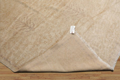 10x14 Beige, Light Gold, Gray Color Hand Knotted Antique Reproduction Wool Traditional Oriental Rug