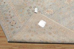 8x10 Mint, Beige, Gray Color Hand Knotted Afghan Oushak Wool Traditional Oriental Rug