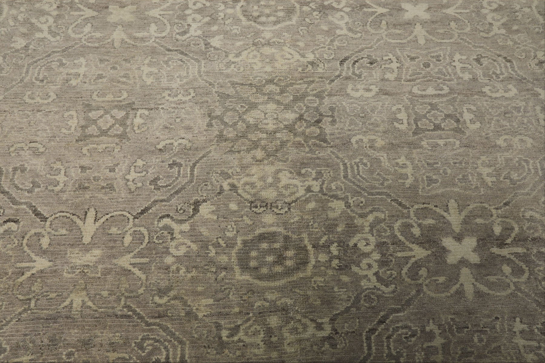 6x9 Taupe, Beige, Gray Color Hand Loomed Oushak Wool Traditional Oriental Rug