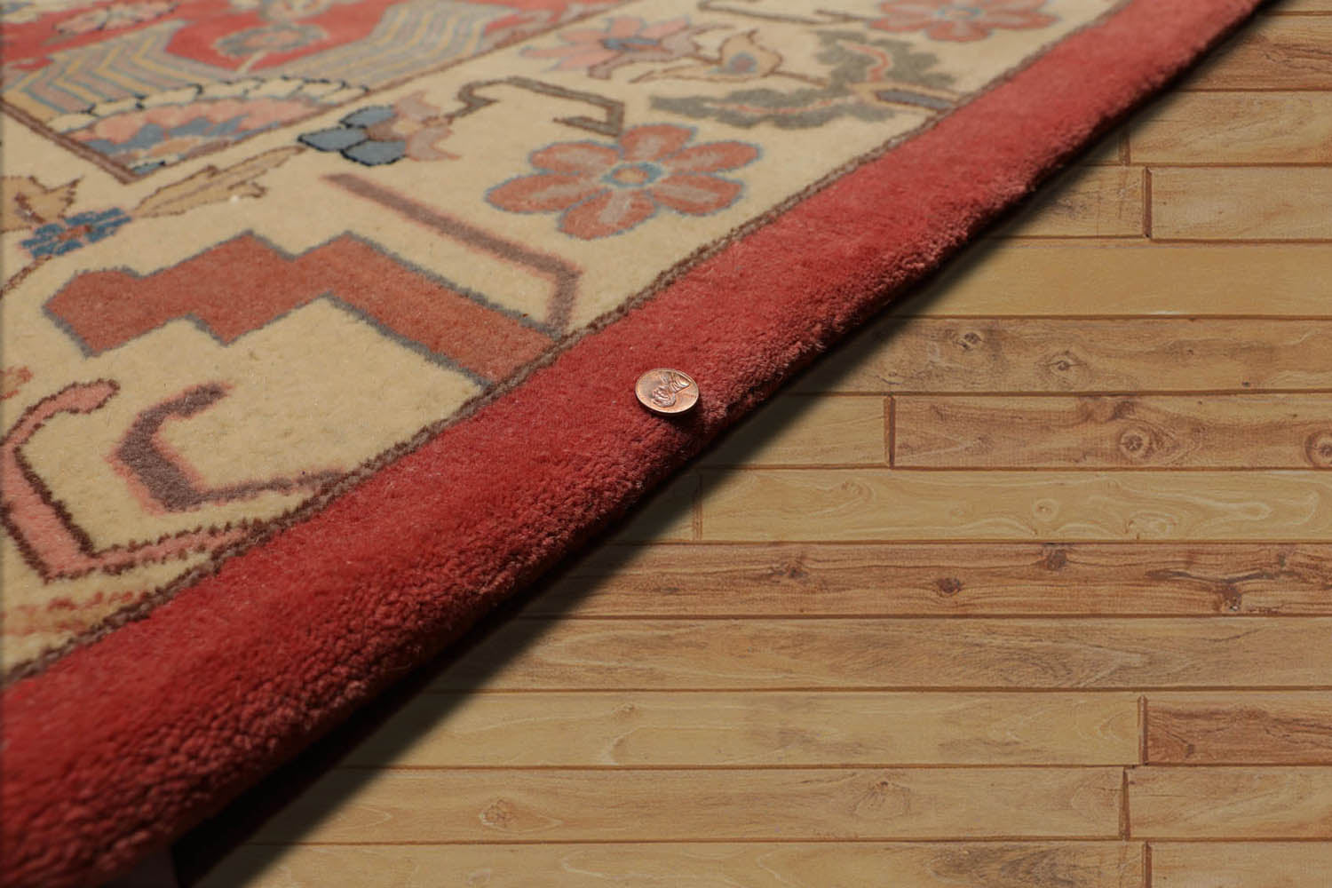 9x12 Apricot, Beige, Blue Color Hand Knotted Oriental 100% Wool Traditional-Persian/Oriental Oriental Rug