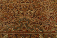 3x5 Tan, Gold, Ivory Color Hand Knotted All-Over 100% Wool Traditional Oriental Rug