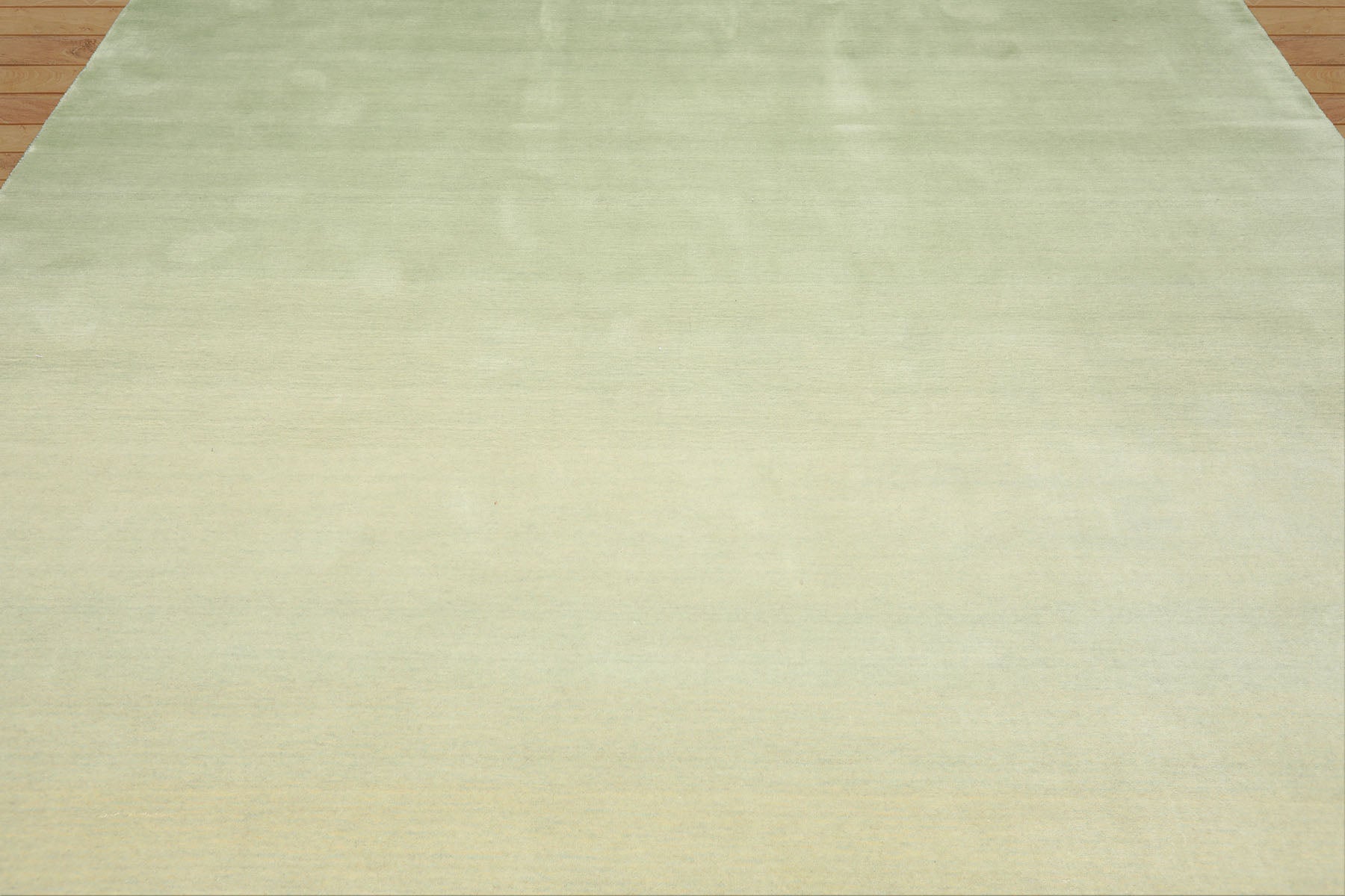 Multi Size Mint Ombre Color Hand Loomed Ombre Wool Modern & Contemporary Oriental Rug