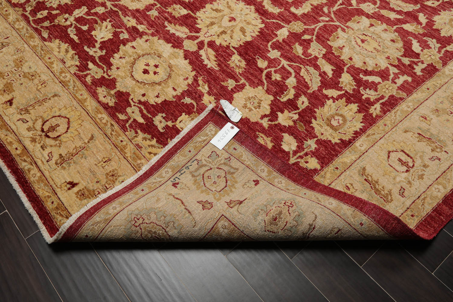 8x10 Rusty Red, Camel, Gold Color Hand Knotted All-Over 100% Wool Traditional Oriental Rug