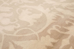 4x6 Beige, , Color Hand Knotted All-Over 100% Wool Transitional Oriental Rug