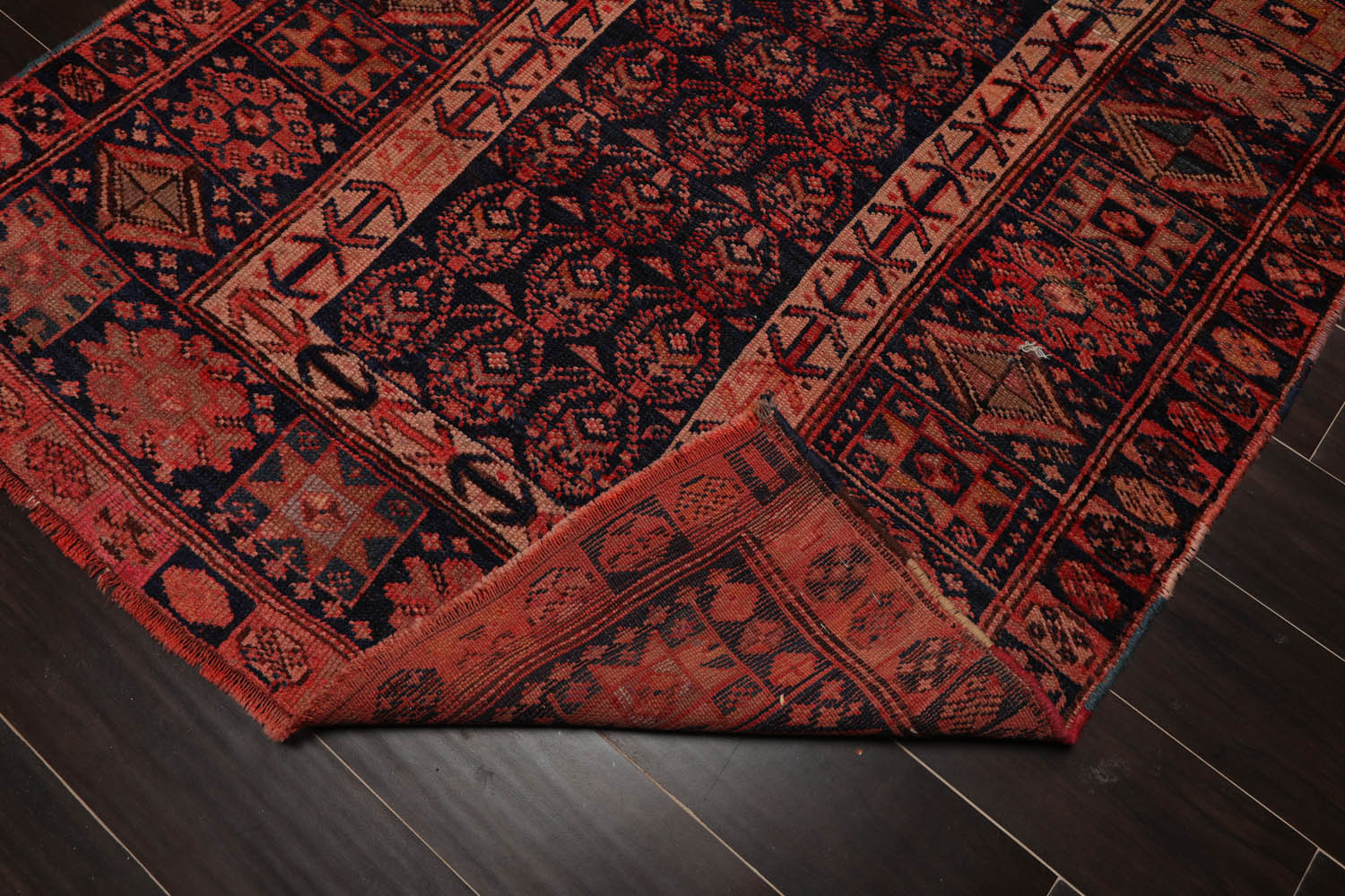 4x6 Melayaar, Coral, Rose Color Hand Knotted All-Over 100% Wool Traditional Oriental Rug