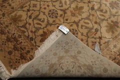 5x8 Ivory, Beige, Taupe Color Hand Knotted Tibetan New Zealand Wool Transitional Oriental Rug