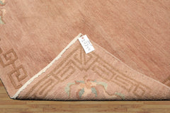 4x6 Taupe, Brown, Mint Color Hand Knotted Tibetan Wool Traditional Oriental Rug