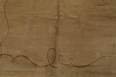 6x9 Moss, Gold, Color Hand Knotted All-Over Wool & Silk Modern Oriental Rug