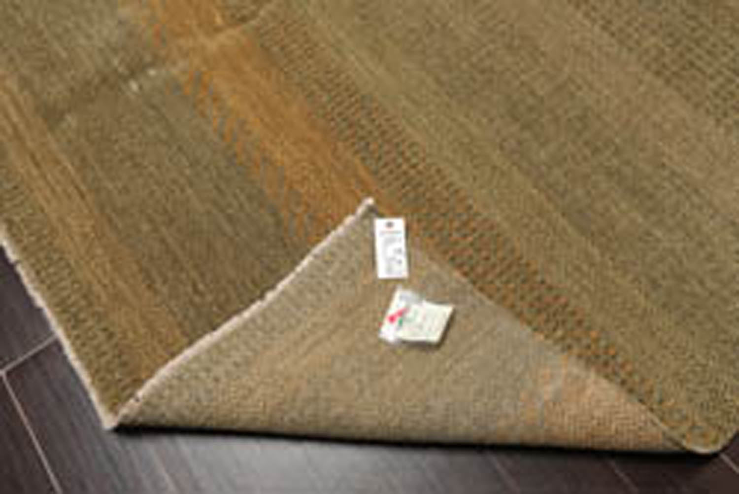 8x10 Moss, Gray, Beige Color Hand Knotted All-Over 100% Wool Modern Oriental Rug