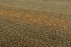 8x10 Moss, Gray, Beige Color Hand Knotted All-Over 100% Wool Modern Oriental Rug