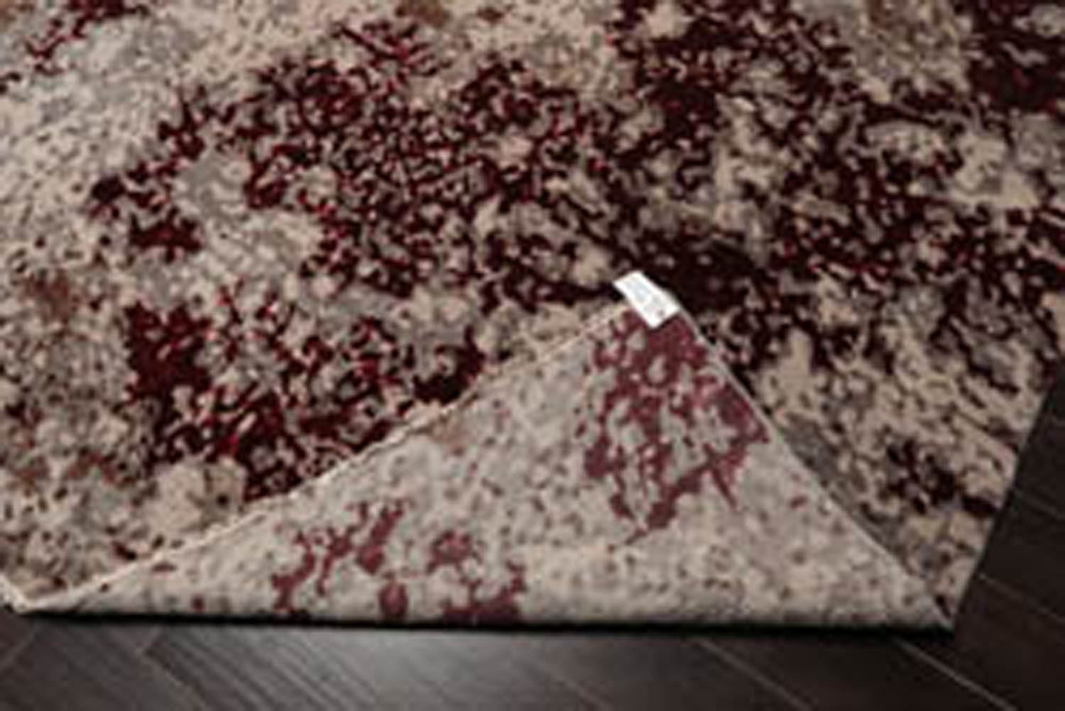 10x14 Brown, Beige, Wine Color Hand Knotted All-Over 100% Wool Modern Oriental Rug