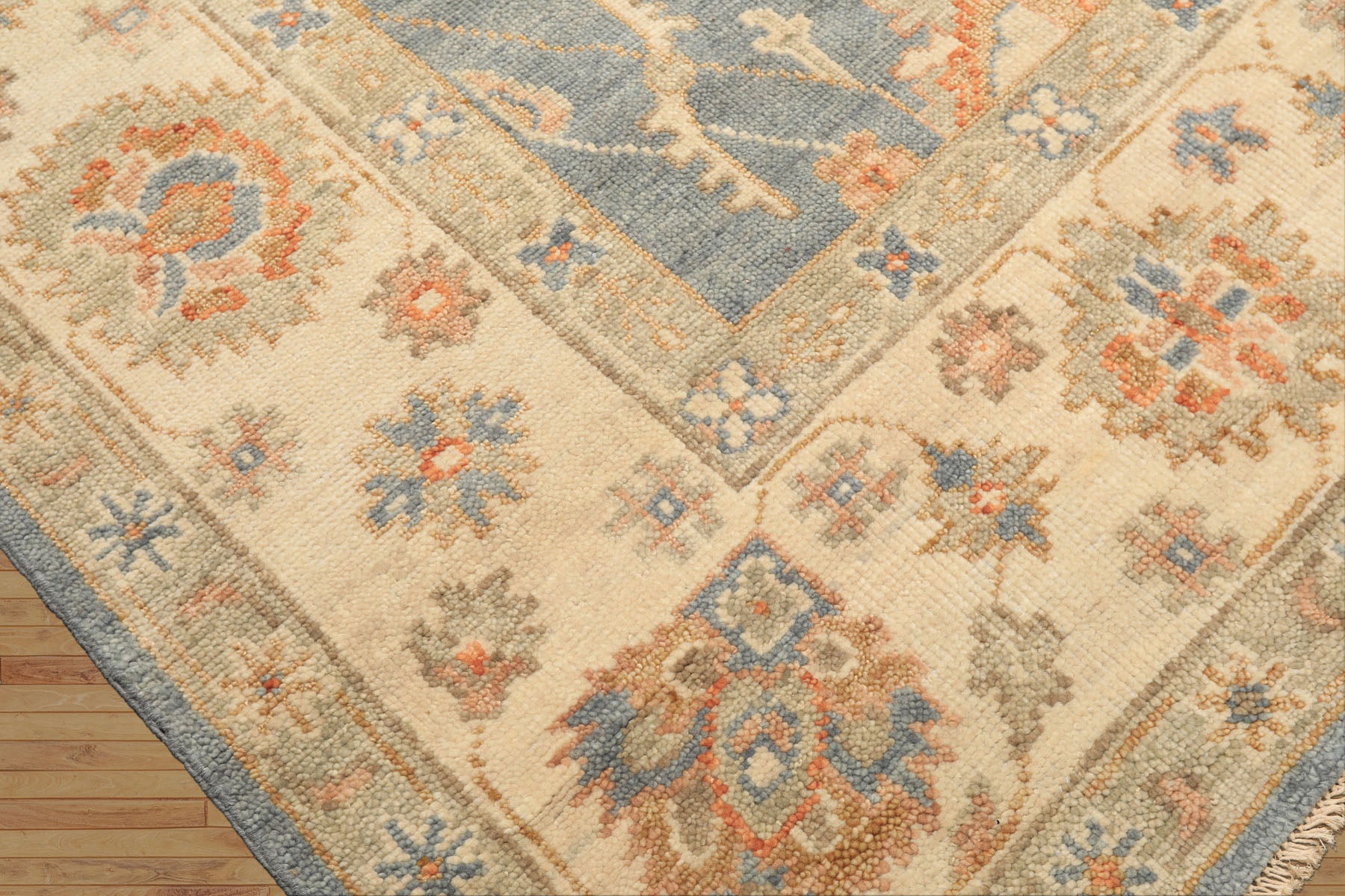 9x12 Beige, Blue, Taupe Color Hand Knotted Tibetan Wool Modern & Contemporary Oriental Rug