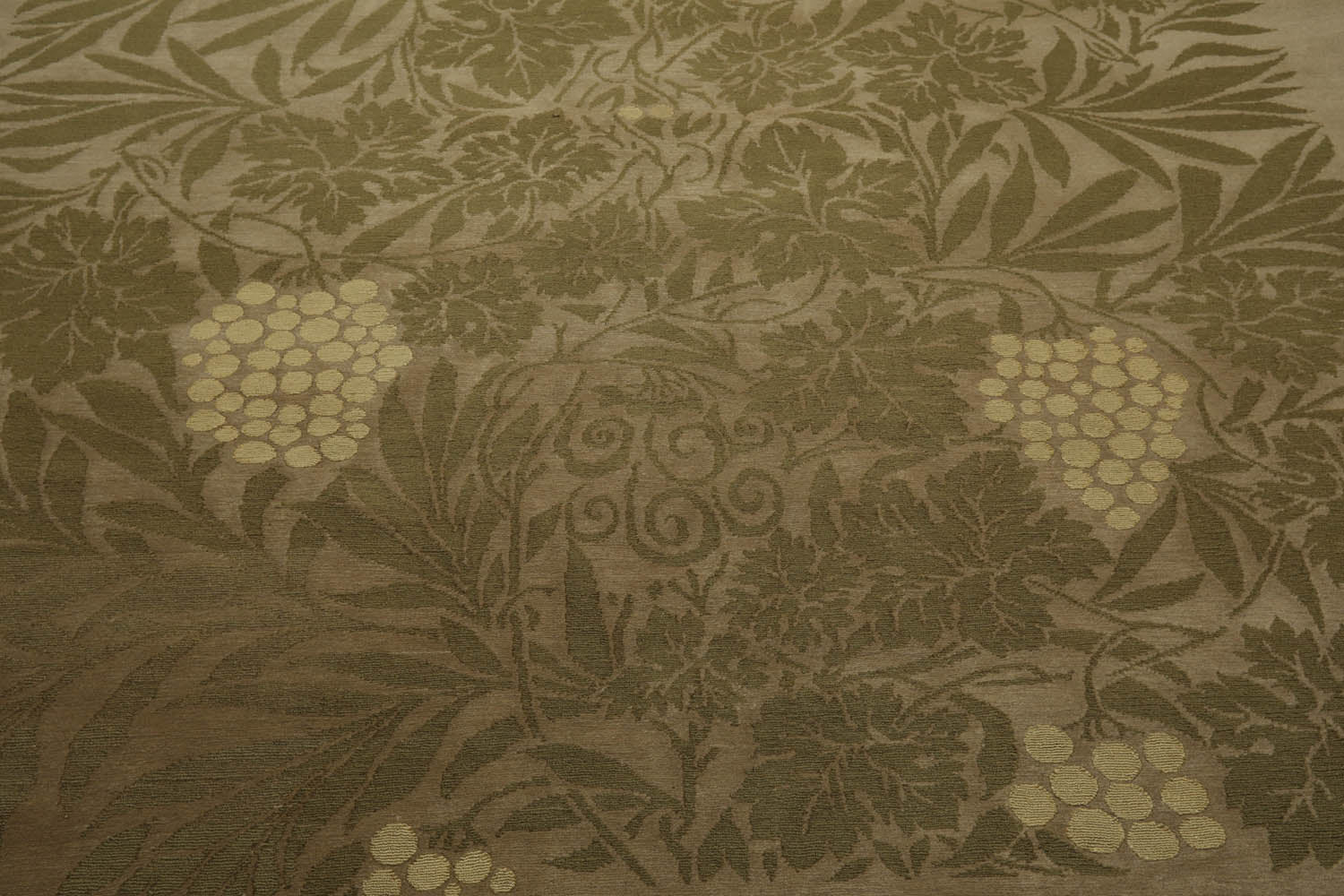 8x10 Moss, Sage, Color Hand Knotted All-Over 100% Wool Traditional Oriental Rug