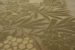 8x10 Moss, Sage, Color Hand Knotted All-Over 100% Wool Traditional Oriental Rug