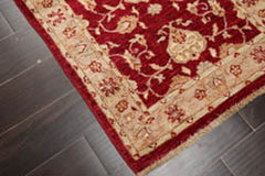 3x5 Wine, Taupe, Beige Color Hand Knotted All-Over 100% Wool Traditional Oriental Rug