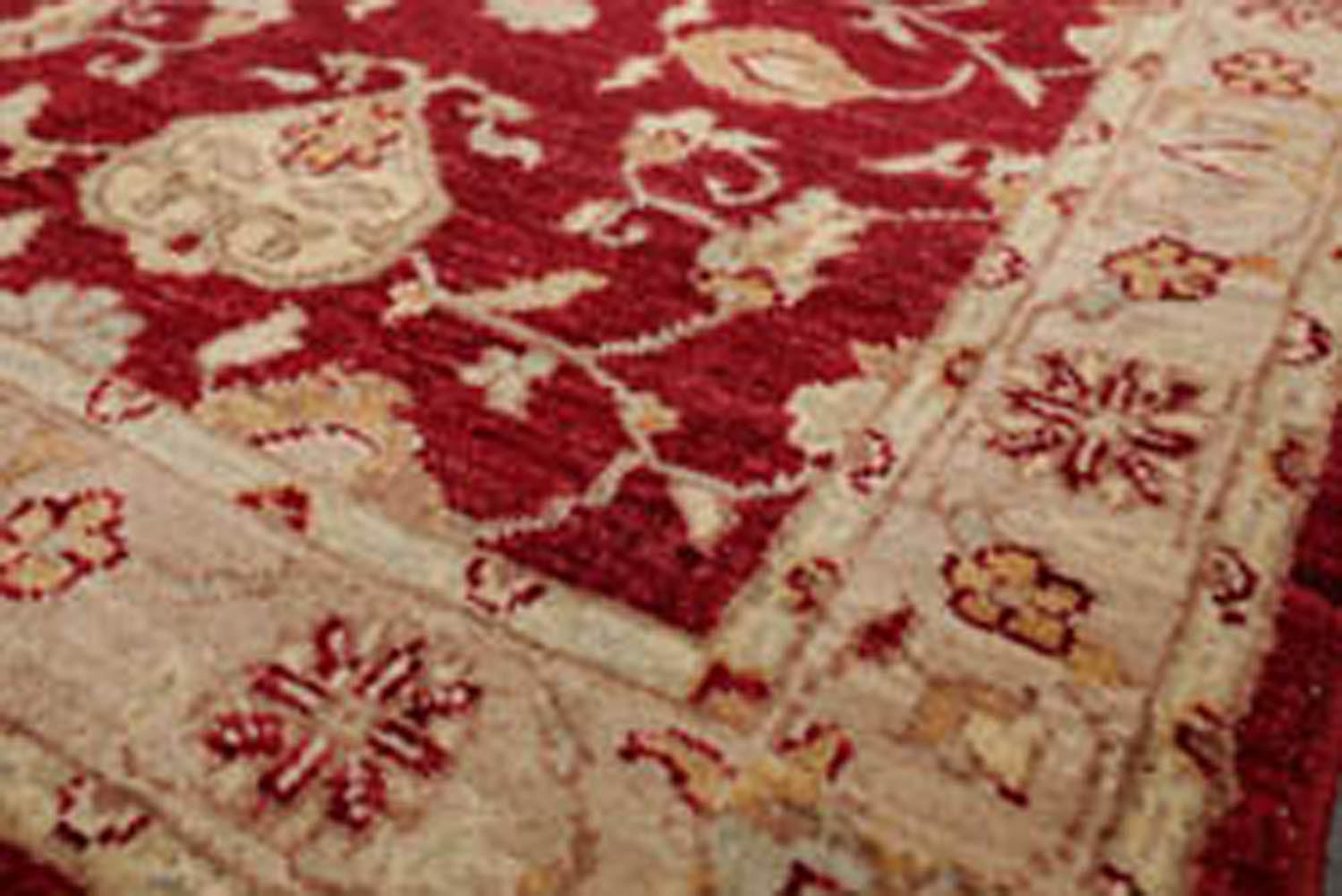 3x5 Wine, Taupe, Beige Color Hand Knotted All-Over 100% Wool Traditional Oriental Rug