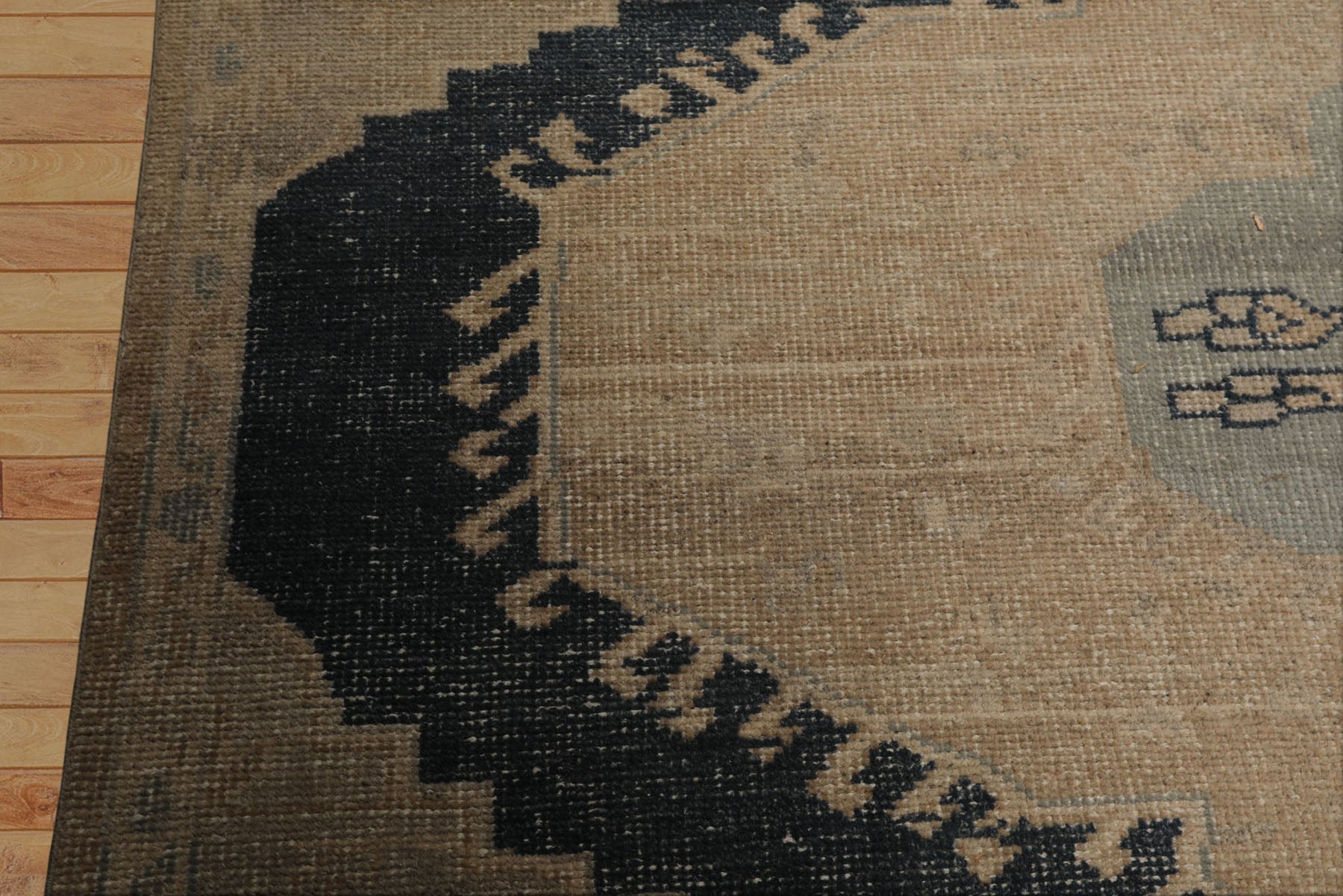 8x10 Beige, Taupe, Brown Color Hand Knotted Oushak Wool Traditional Oriental Rug