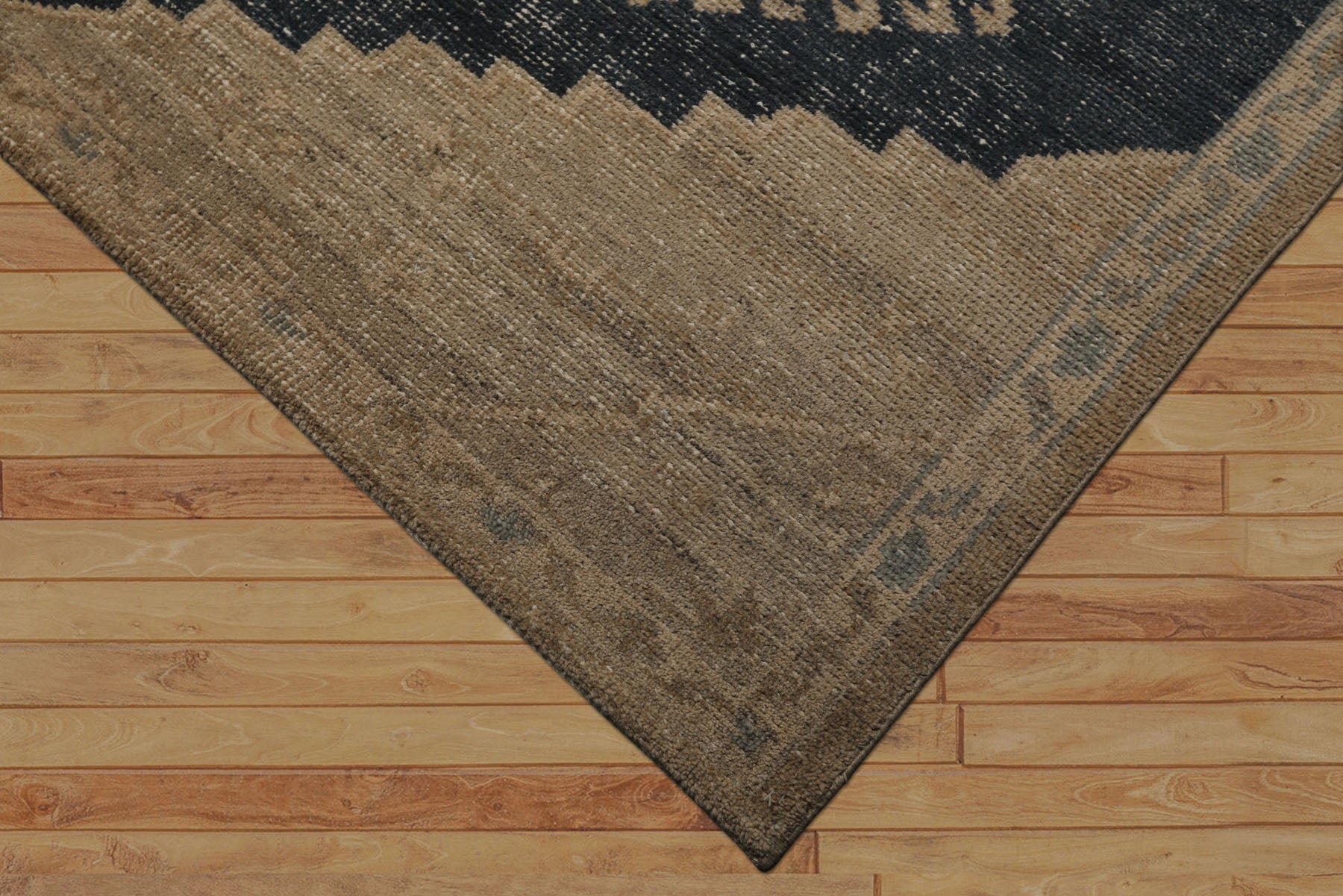 8x10 Beige, Taupe, Brown Color Hand Knotted Oushak Wool Traditional Oriental Rug